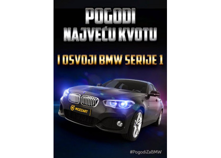 Pogodi najveću kvotu za  BMW serije 1!