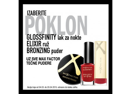 Max Factor Srbija poklanja