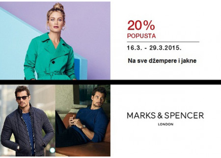 Sniženje u Marks&Spencer prodavnici!