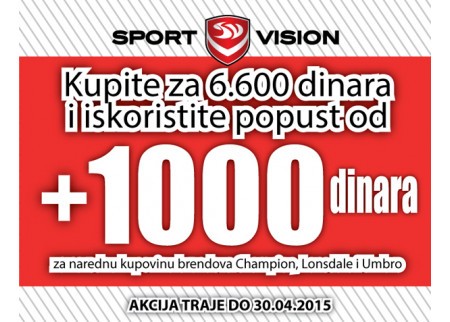 Poklon vaučer u Sport Vision-u!