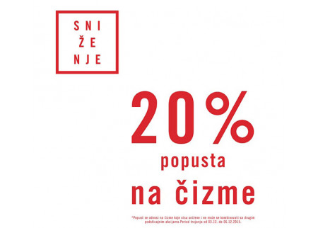 Sniženje u prodavnici Aldo!