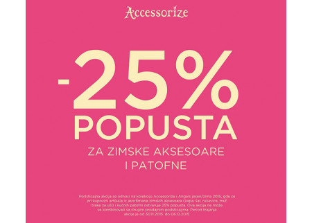 Sniženje u Accessorize-u