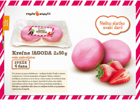 Neodoljive krofne sa jagodom Tvojih 5 minuta!