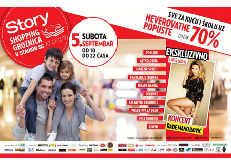 Story šoping groznica u TC Stadion- popusti i zabava na jednom mestu!