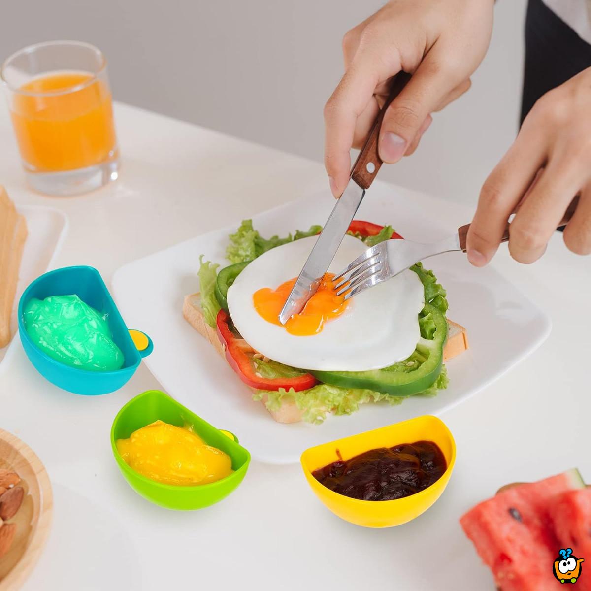 Dip clips posude za soseve i umake - SET od 4