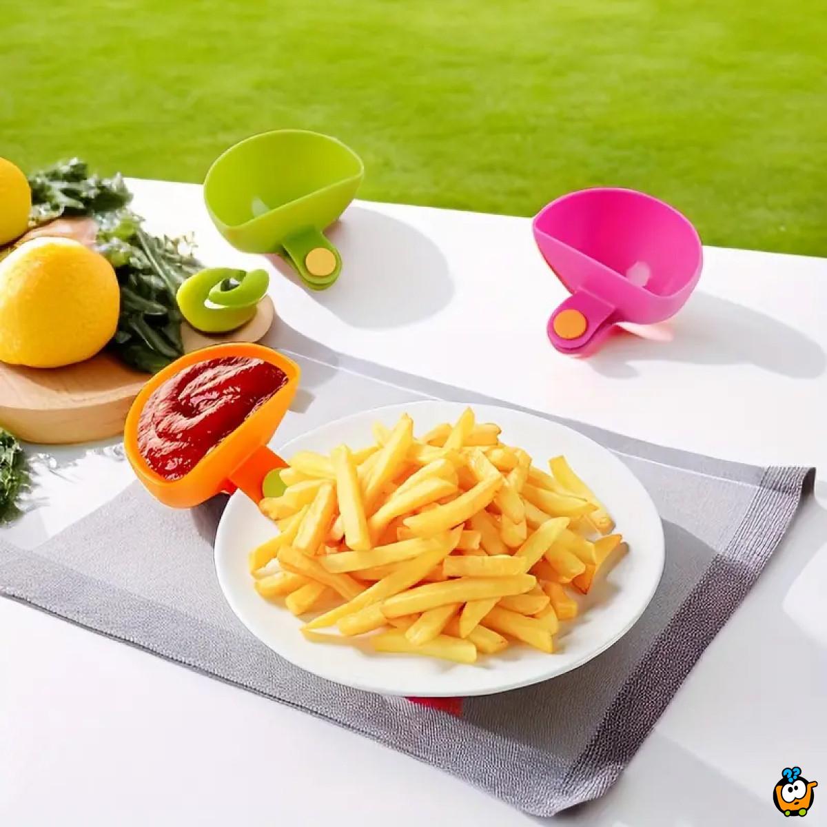 Dip clips posude za soseve i umake - SET od 4