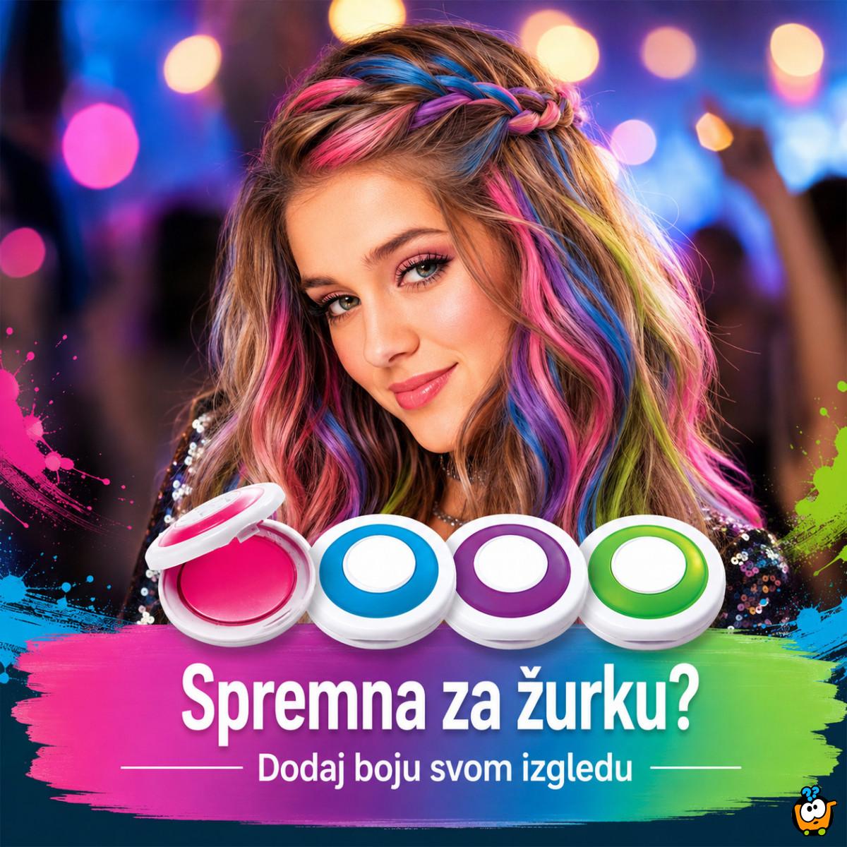 Magične boje za kosu – set 4 privremene boje