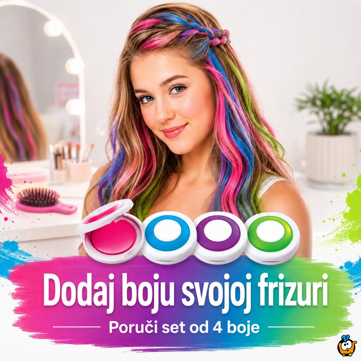 Magične boje za kosu – set 4 privremene boje