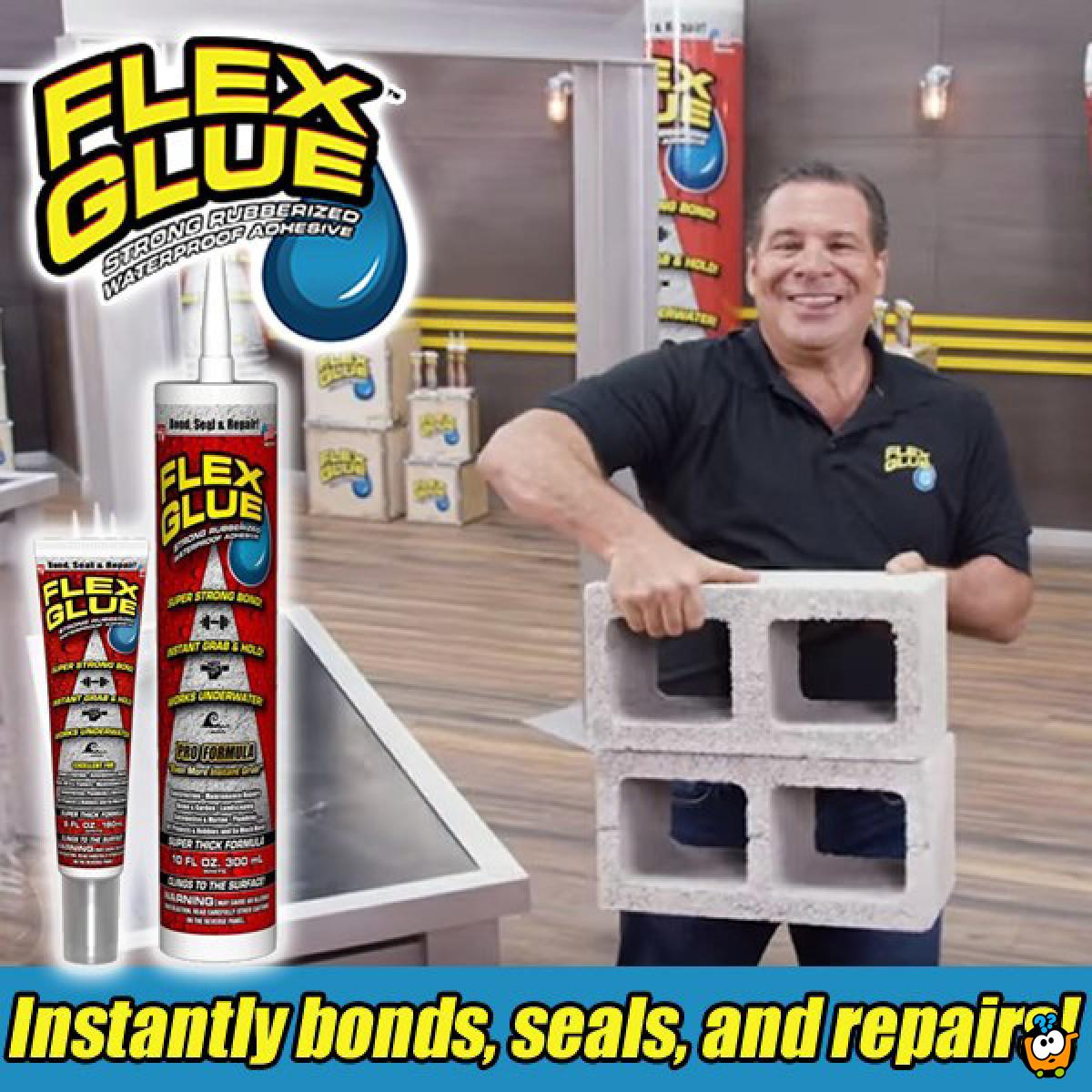 FLEX GLUE 300 ml - Super jak vodootporni lepak za spajanje bilo kojih površina