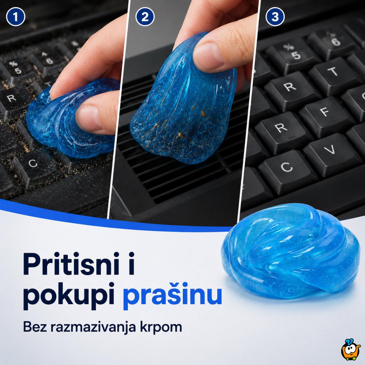 Super Clean gel guma za tastaturu, auto i elektroniku