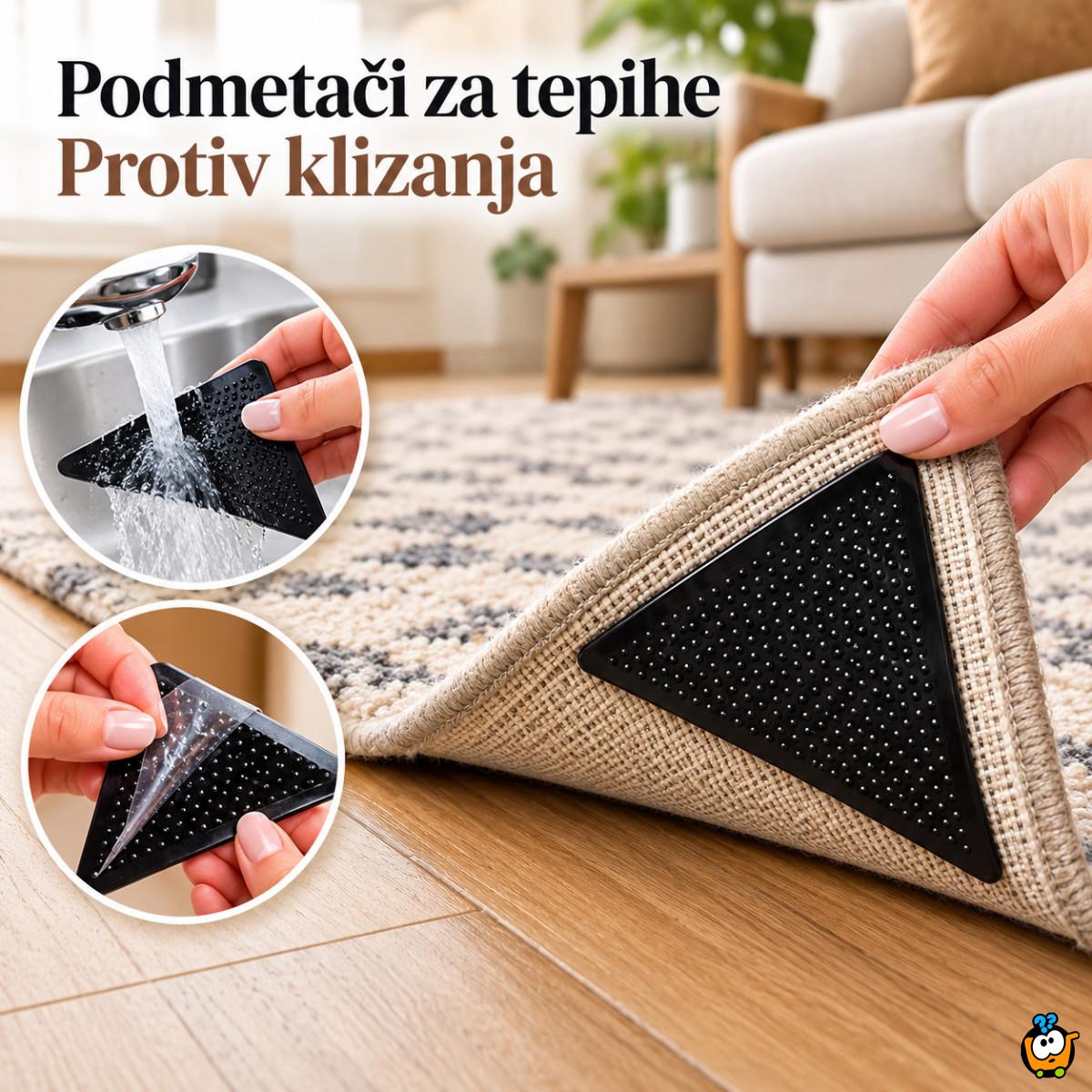 Ruggies - Super gumeni podmetači za tepihe 4 komada
