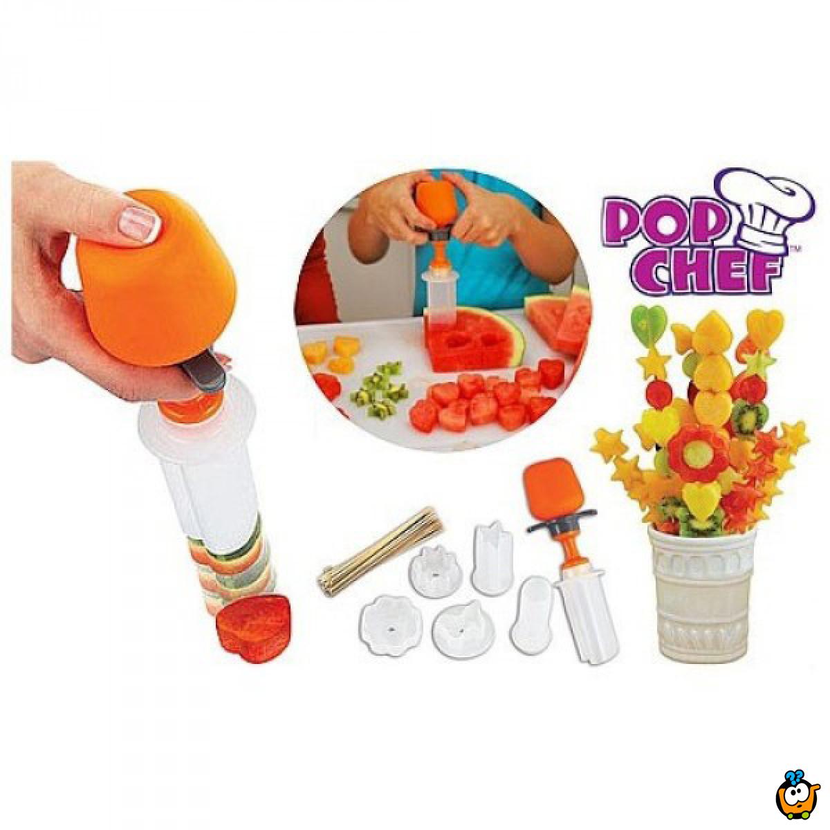 POP CHEF - Magičan set za aranžiranje voća i povrća