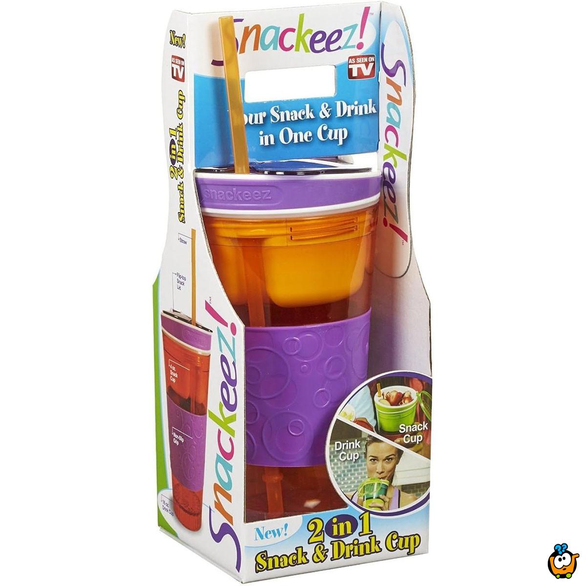 Snackeez - Magična čaša za grickalice i sokiće
