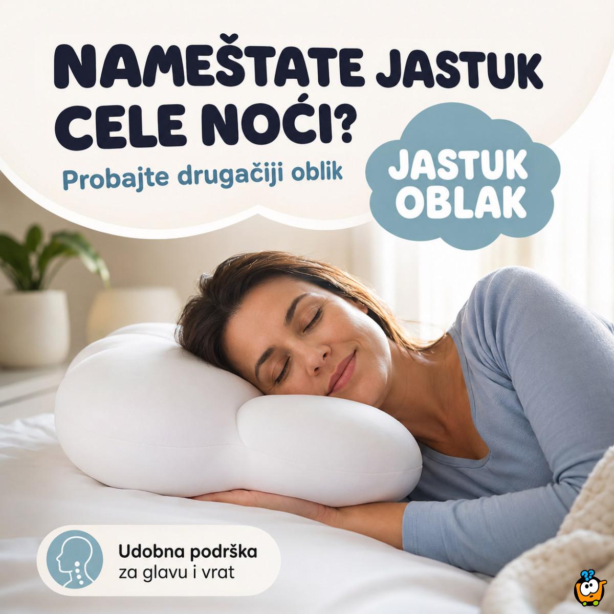 Egg Sleeper jastuk oblak – udobna podrška za glavu i vrat