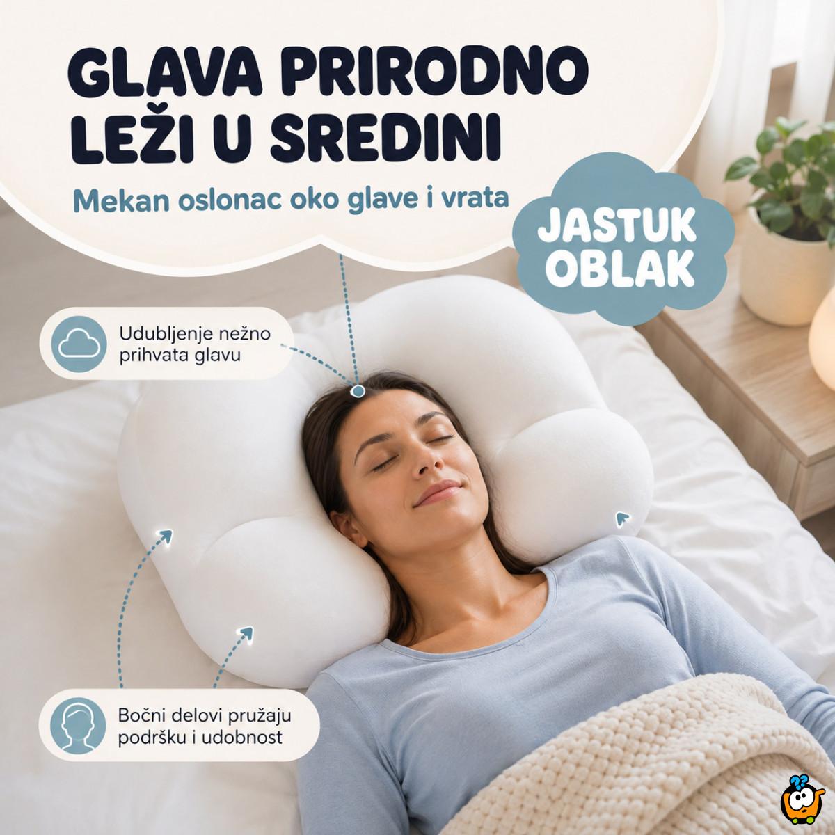 Egg Sleeper jastuk oblak – udobna podrška za glavu i vrat
