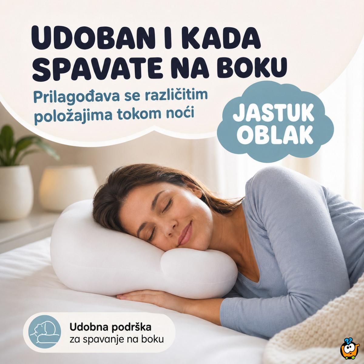 Egg Sleeper jastuk oblak – udobna podrška za glavu i vrat