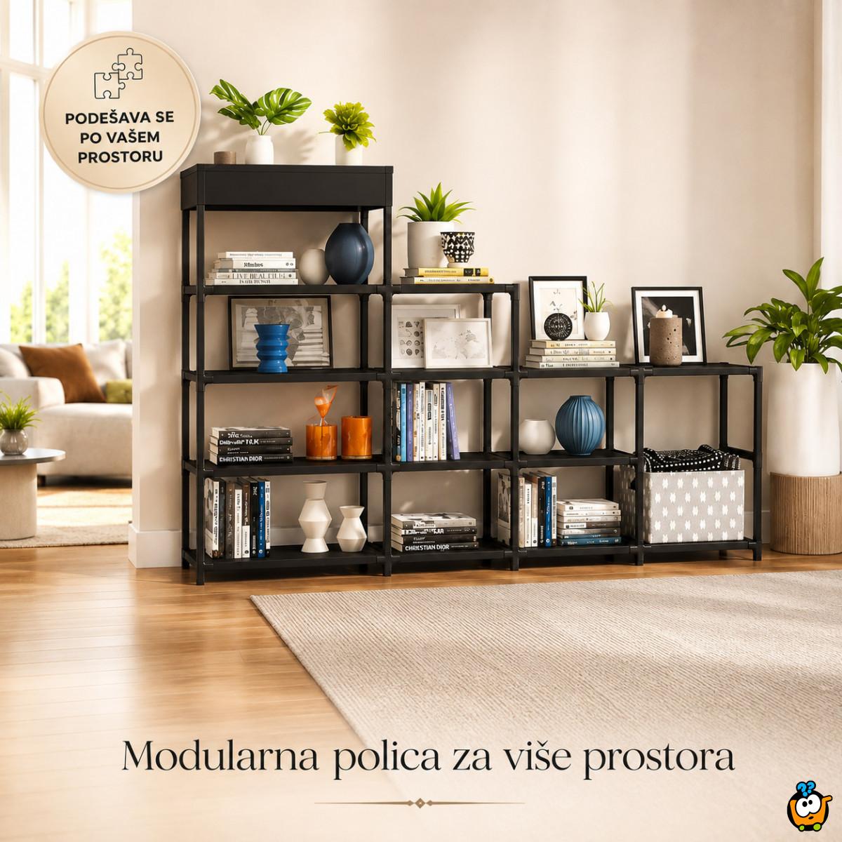 Višenamenska modularna polica za obuću i odlaganje