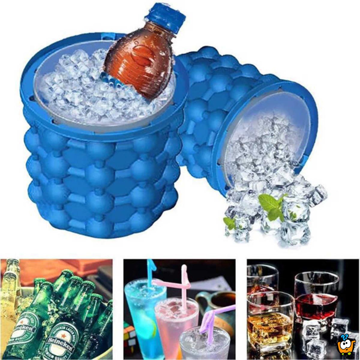 Ice cube maker - 2u1 kalup za pravljenje i serviranje leda