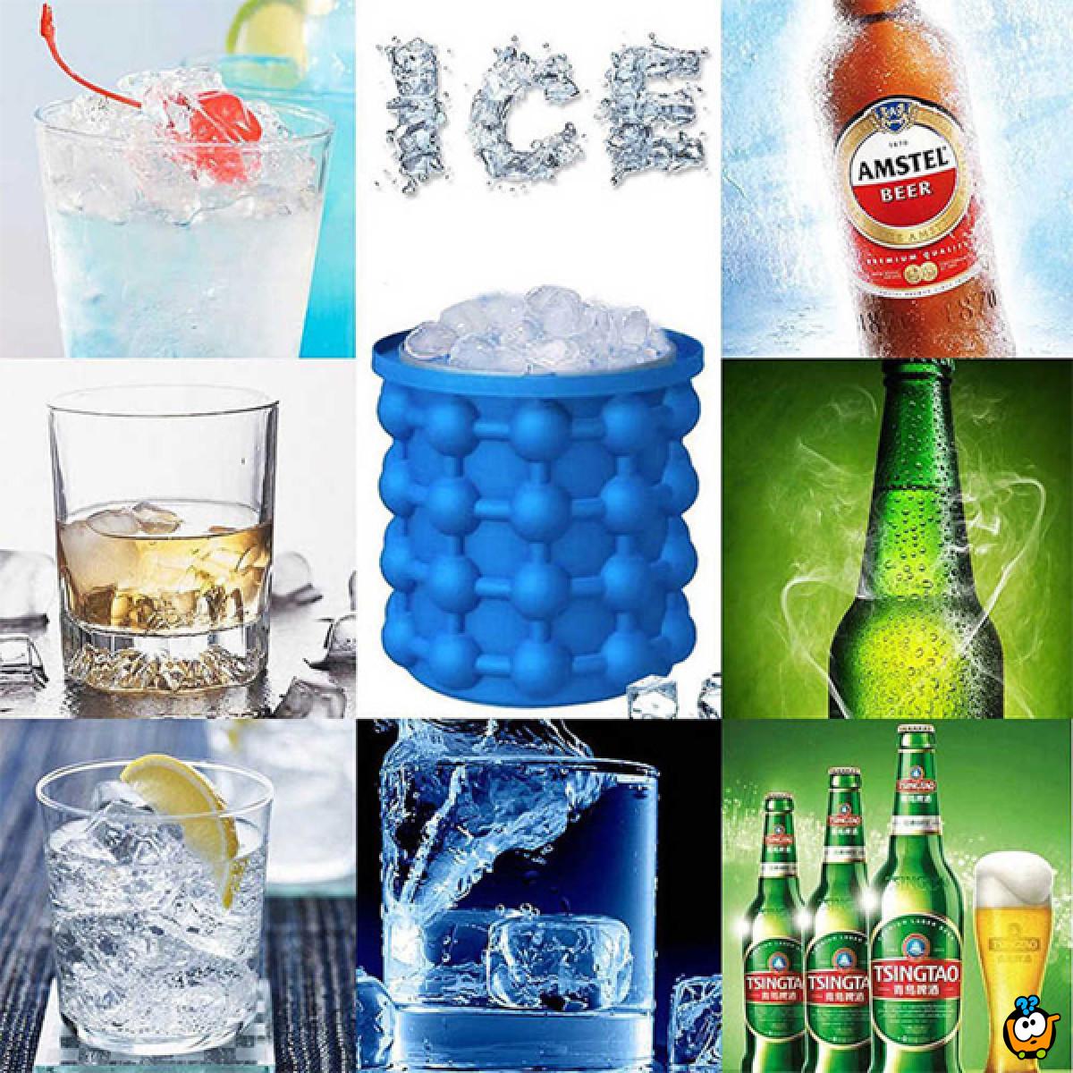Ice cube maker - 2u1 kalup za pravljenje i serviranje leda