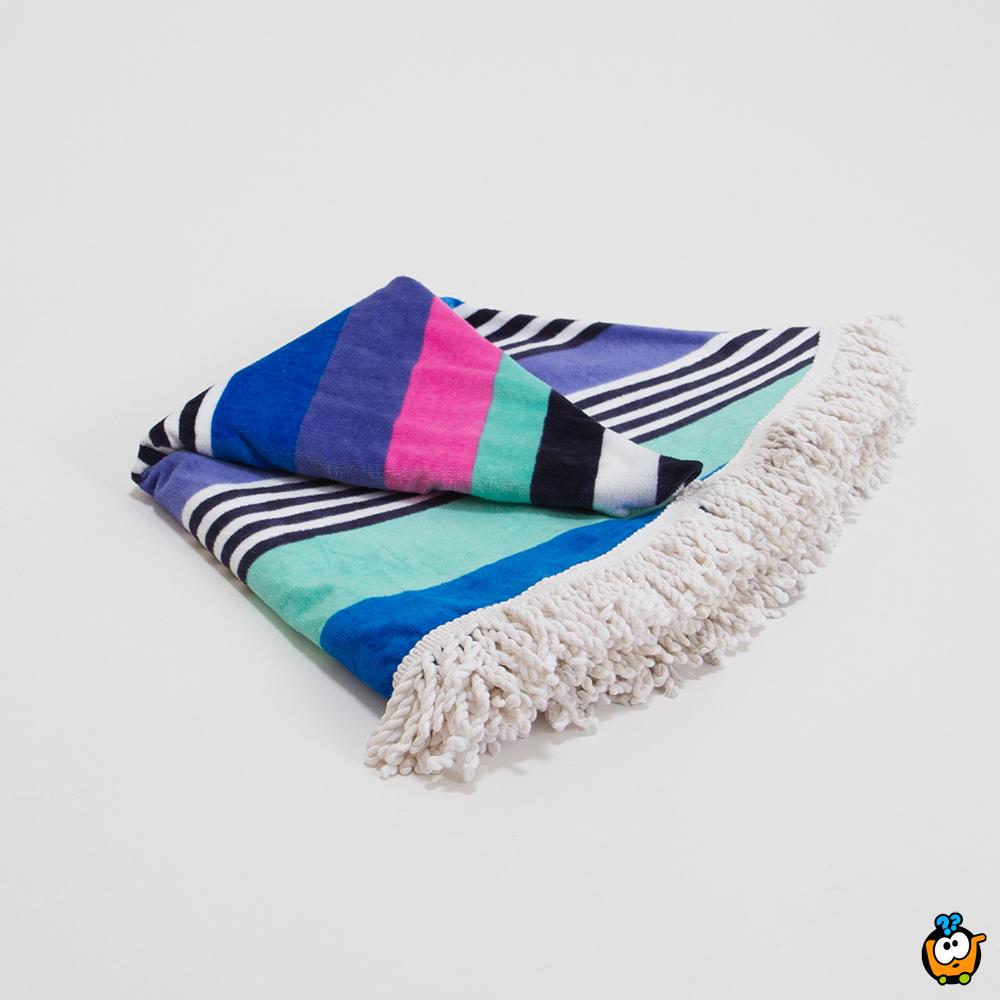 Monogram Okrugli Peskir Prostirka Za Plazu Lines Rz6095m Ls Kuda U Kupovinu