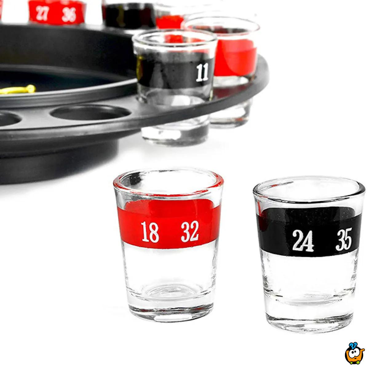 Pijani Rulet za lude žurke + tekila čašice 16 kom