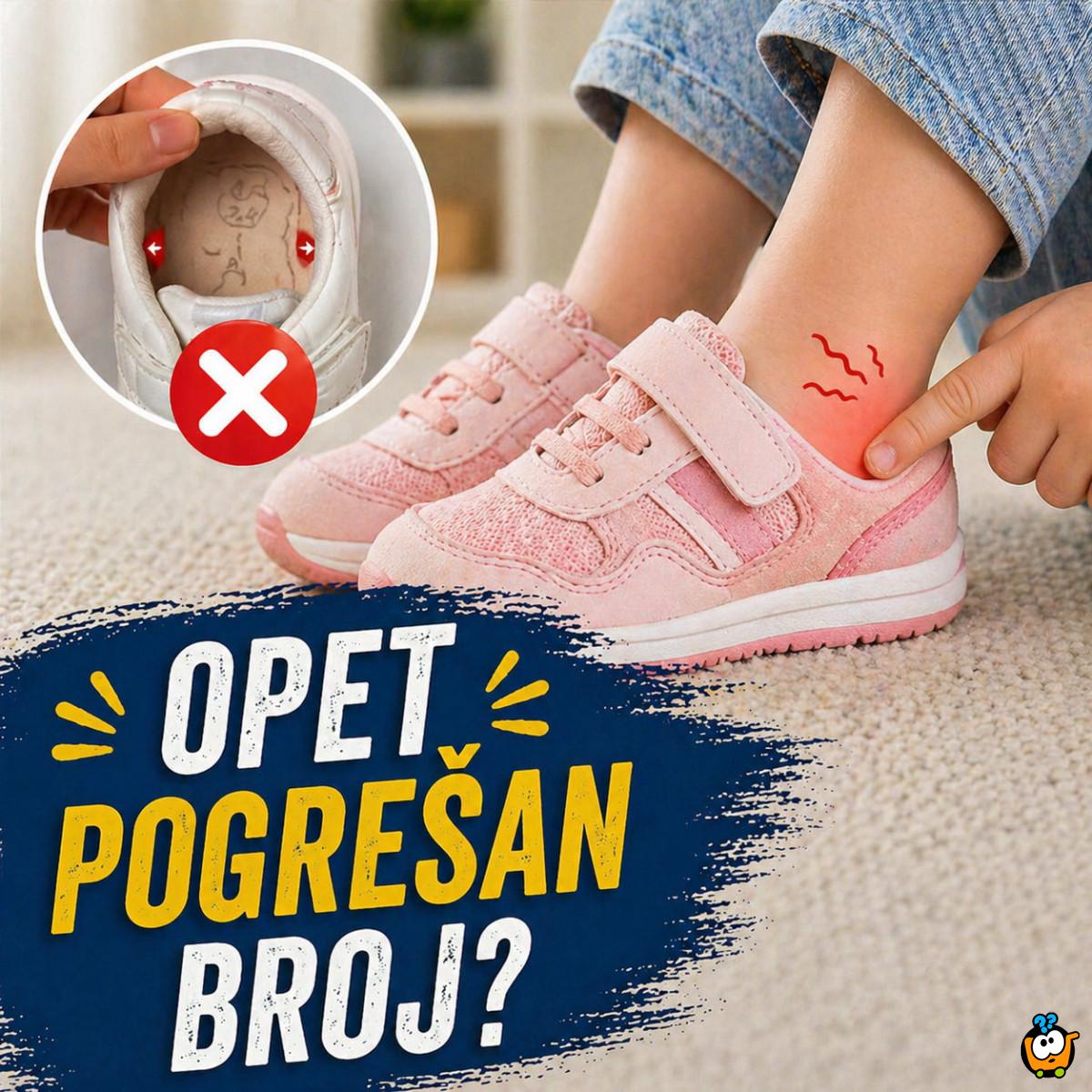 Merač dečijih stopala - Izmeri stopalo kod kuće za 10 sekundi
