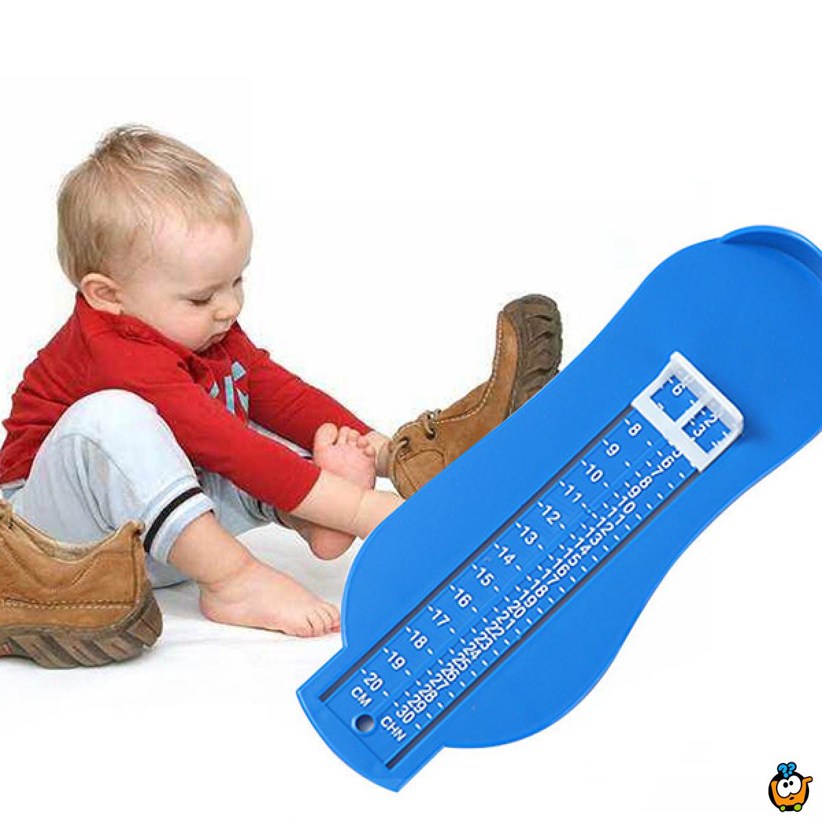 Uložak za merenje dužine stopala kod dece
