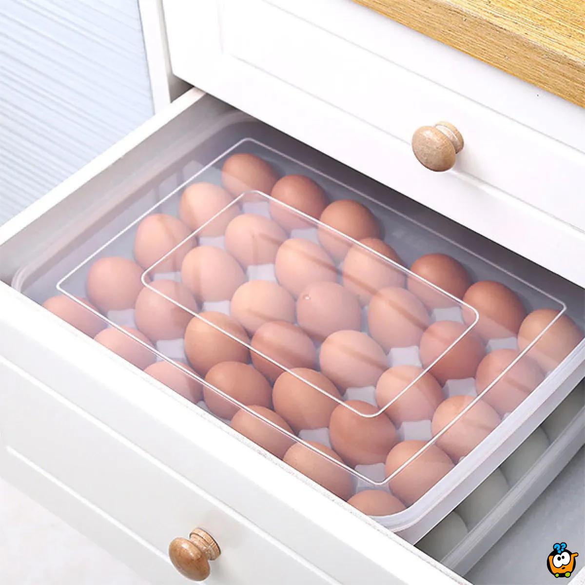 BIG EGGS BOX  - Kutija za odlaganje jaja - 34 komada