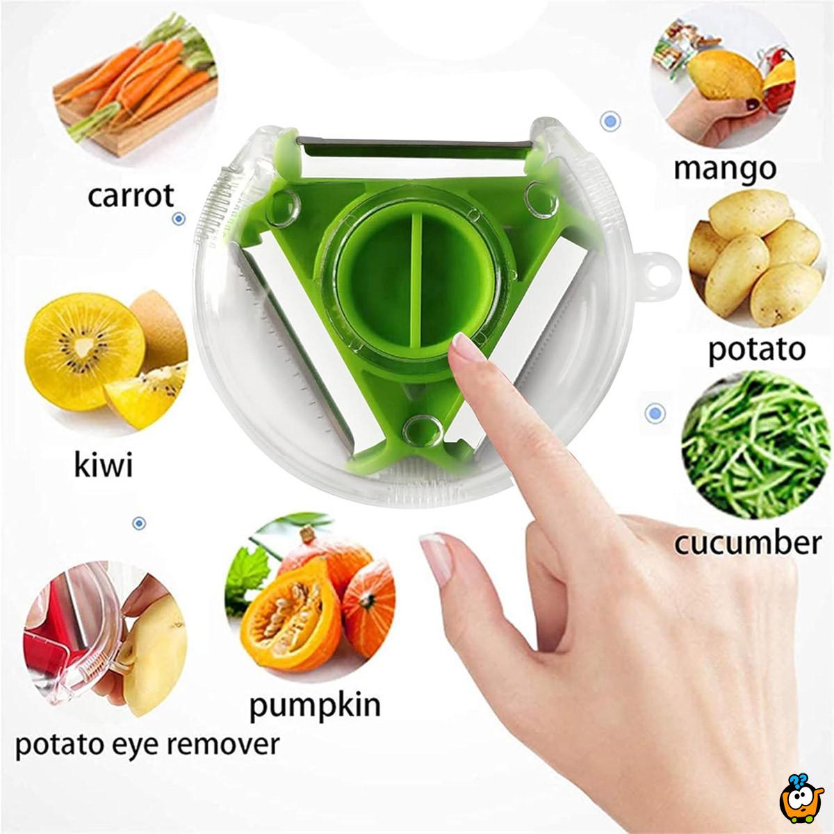 Rotary Peeler - 3u1 ljuštilica i seckalica za povrće