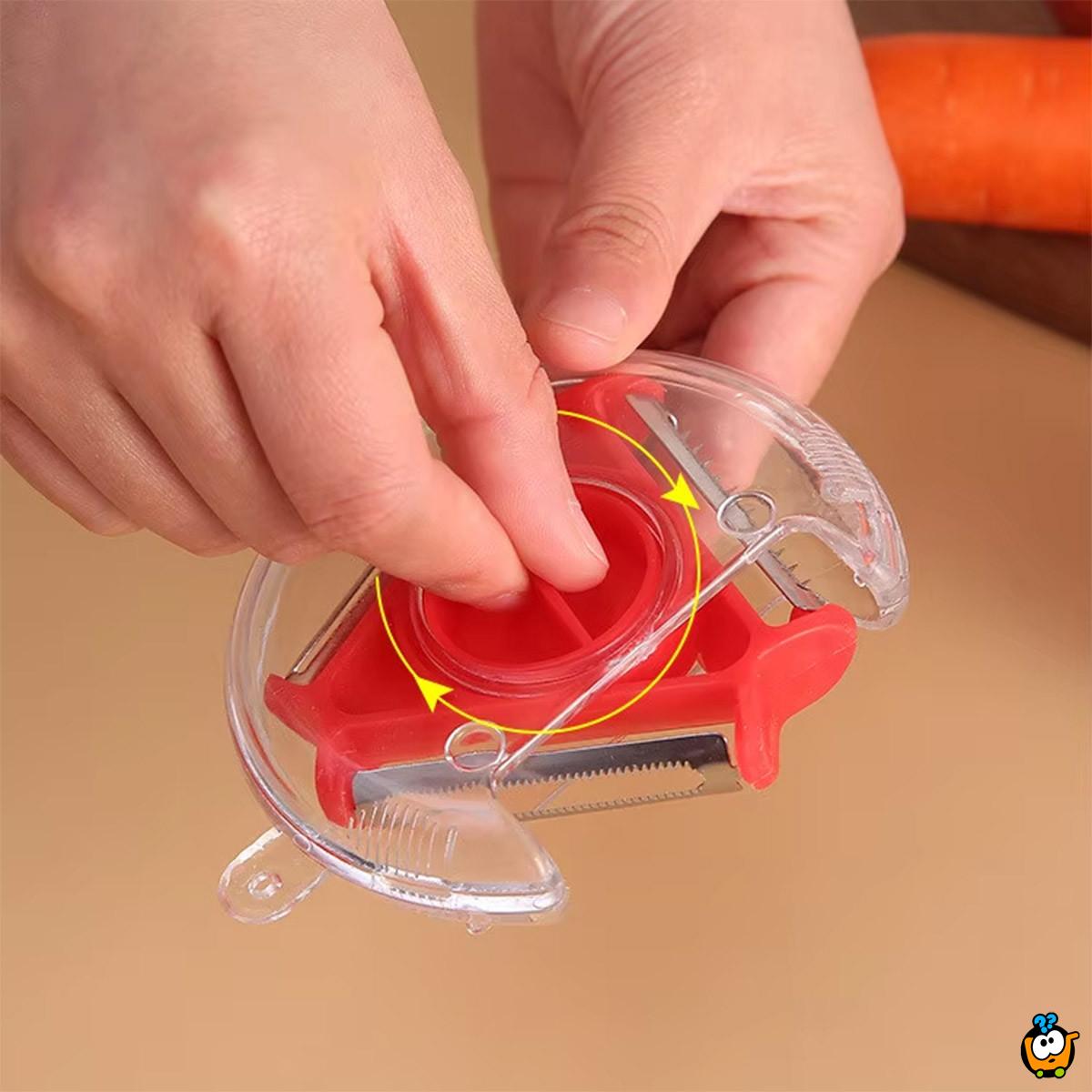 Rotary Peeler - 3u1 ljuštilica i seckalica za povrće