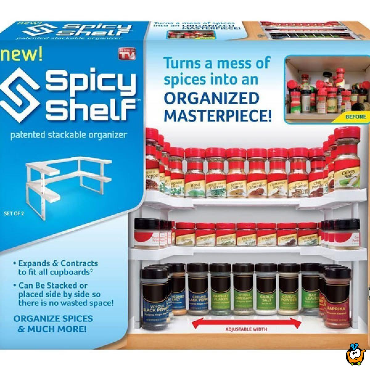 Spicy Shelf - set podesivih polica za začine