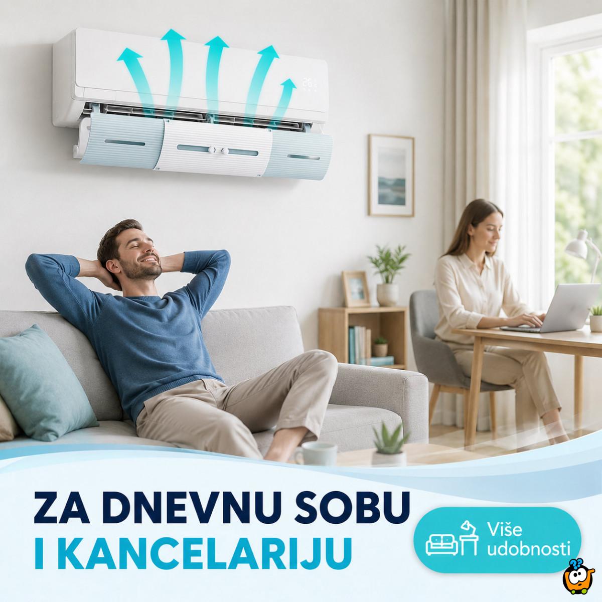 Podesivi vetrobran za klimu – bez direktnog duvanja 