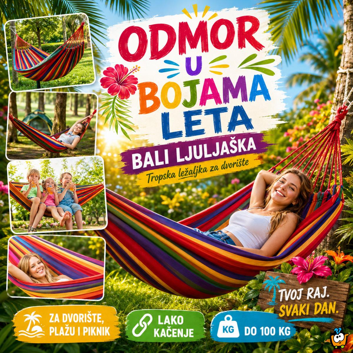 Bali prenosiva ljuljaška - Tropska ležaljka za dvorište