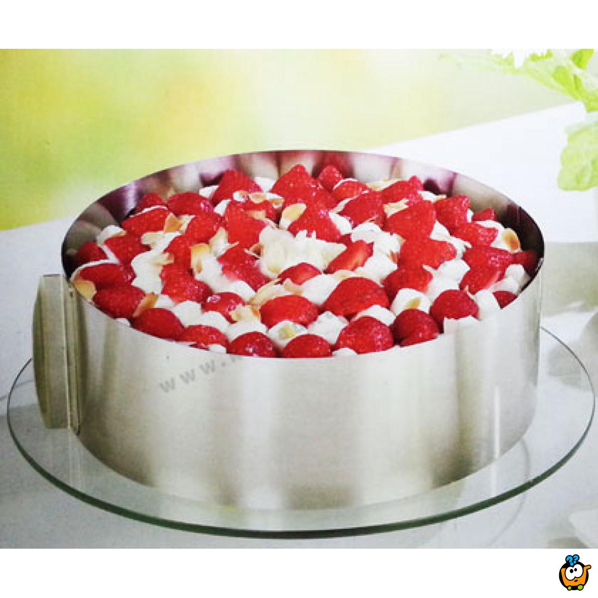 Kalup od inox-a za okrugle torte