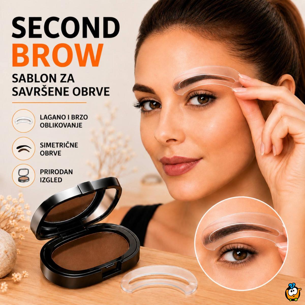 3 Second Brow - Specijalan šablon za iscrtavanje obrva