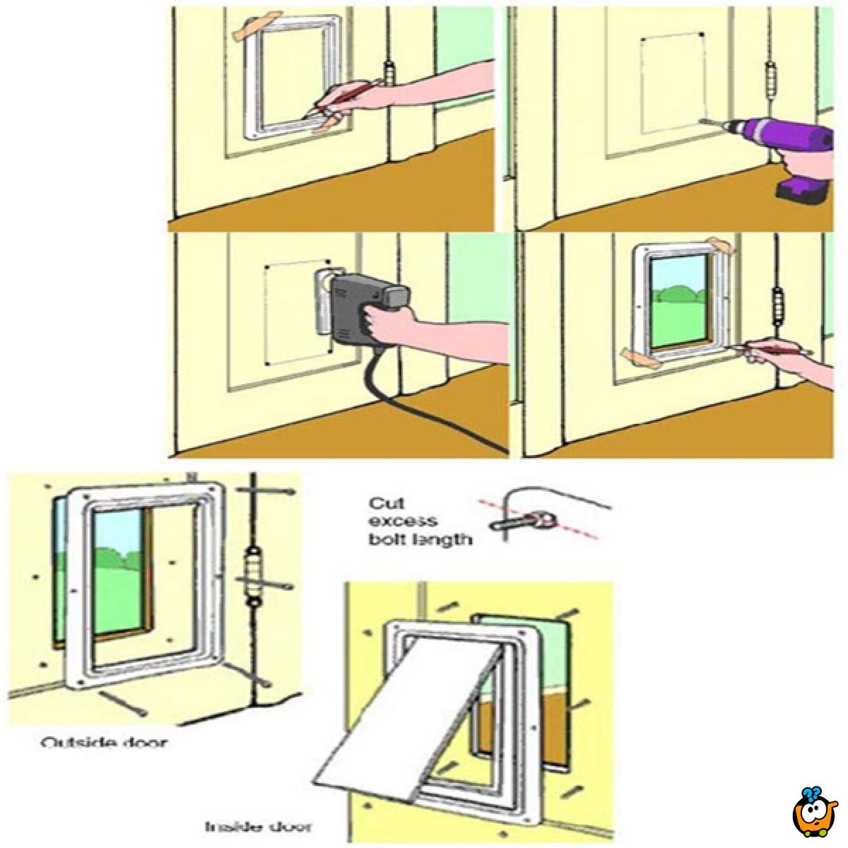 Pet door lock - Univerzalna vrata za pse i macke