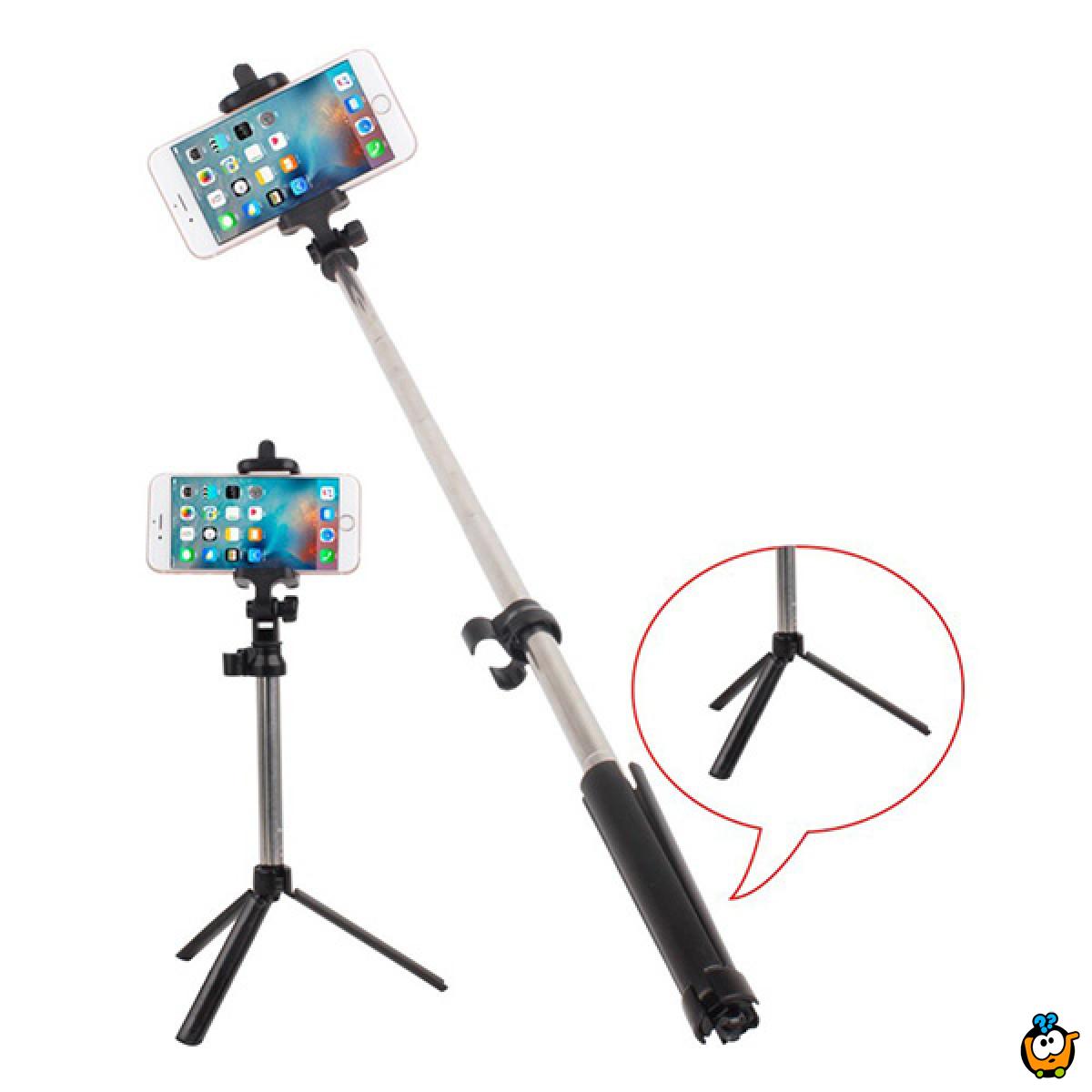 Bluetooth Selfie stick - 3u1 štap za savršeni selfie