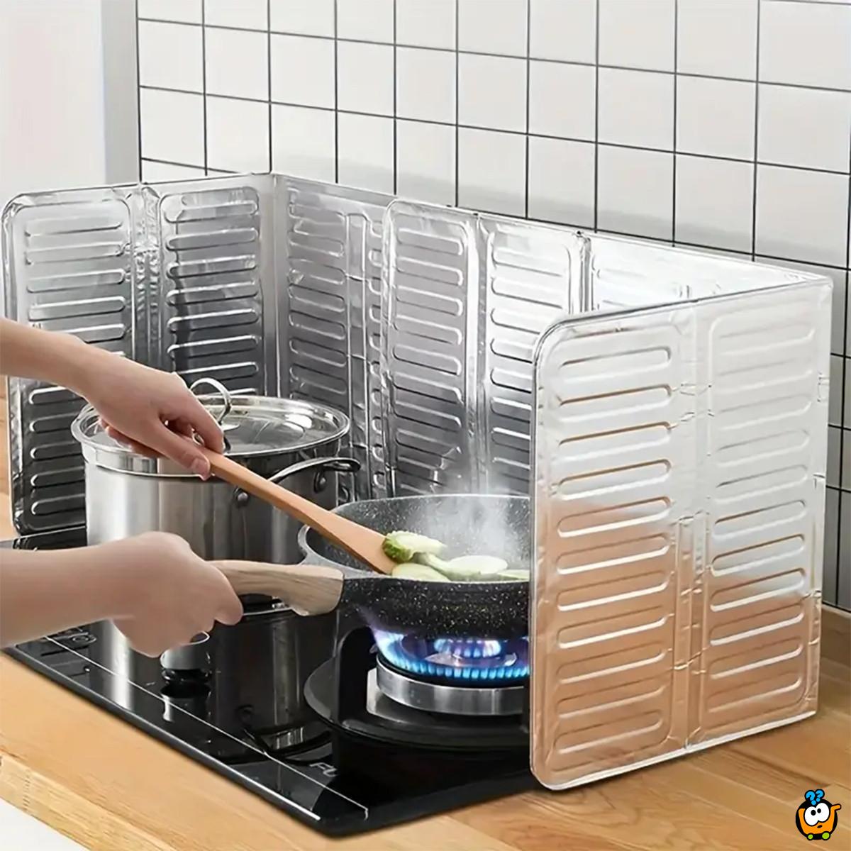 Aluminijumska zaštita od prskanja ulja tokom kuvanja