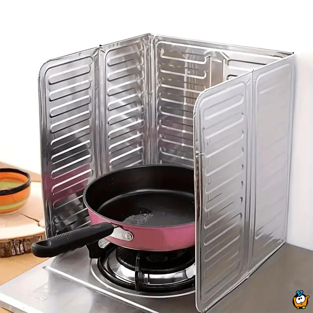 Aluminijumska zaštita od prskanja ulja tokom kuvanja