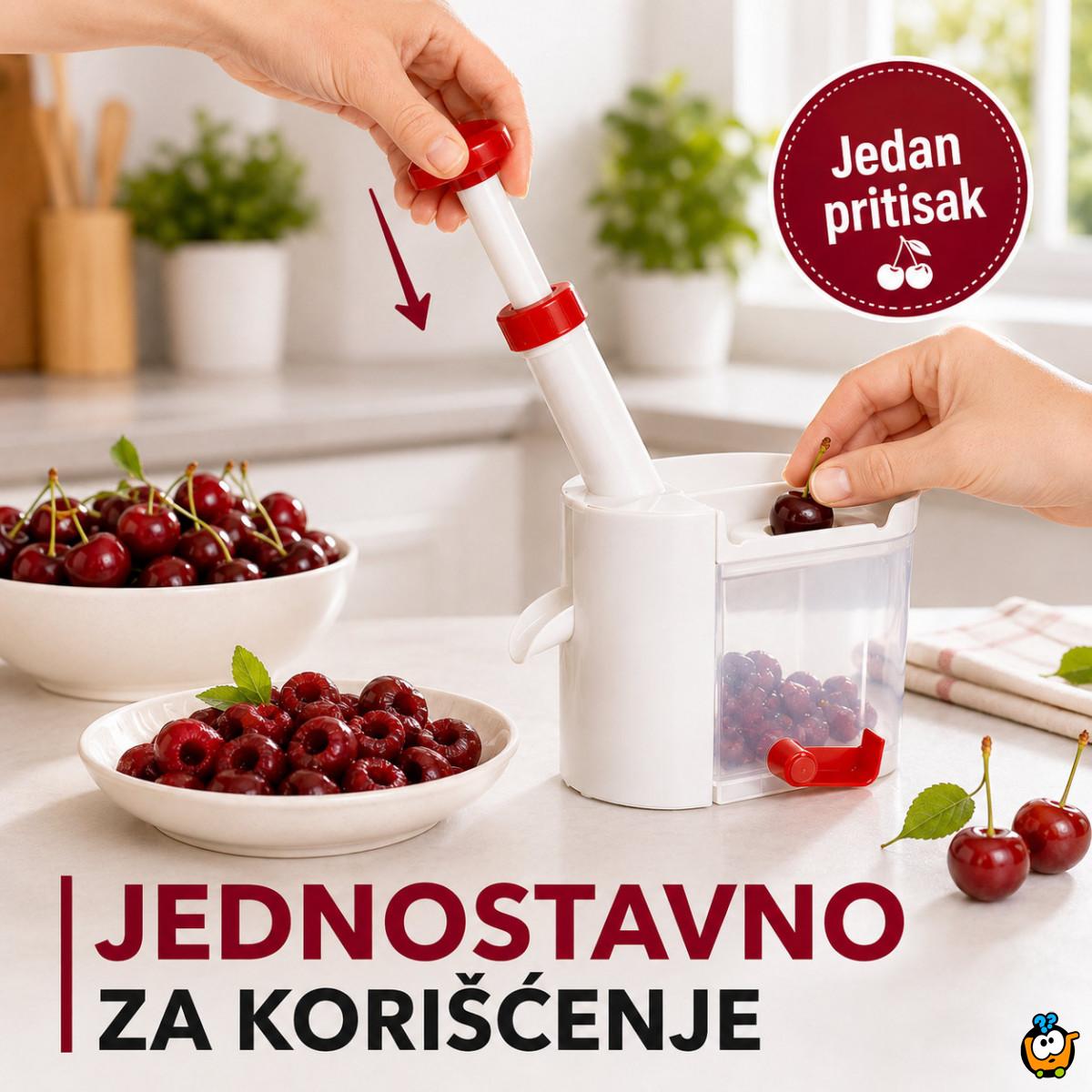Čistač koštica za višnje i trešnje – bez muke i fleka