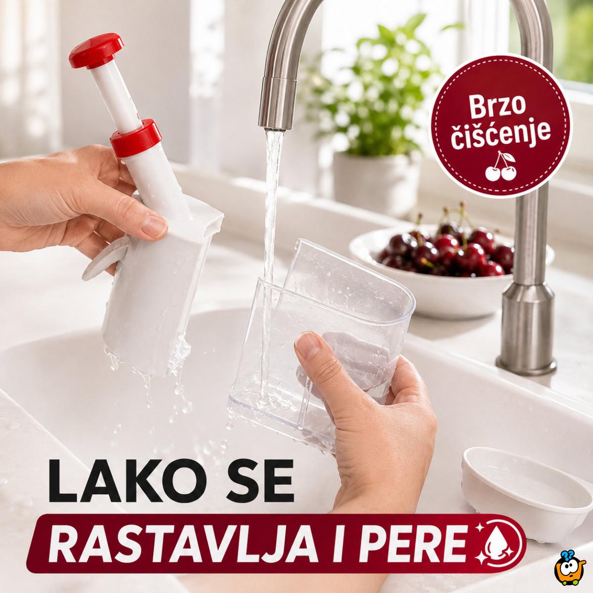 Čistač koštica za višnje i trešnje – bez muke i fleka