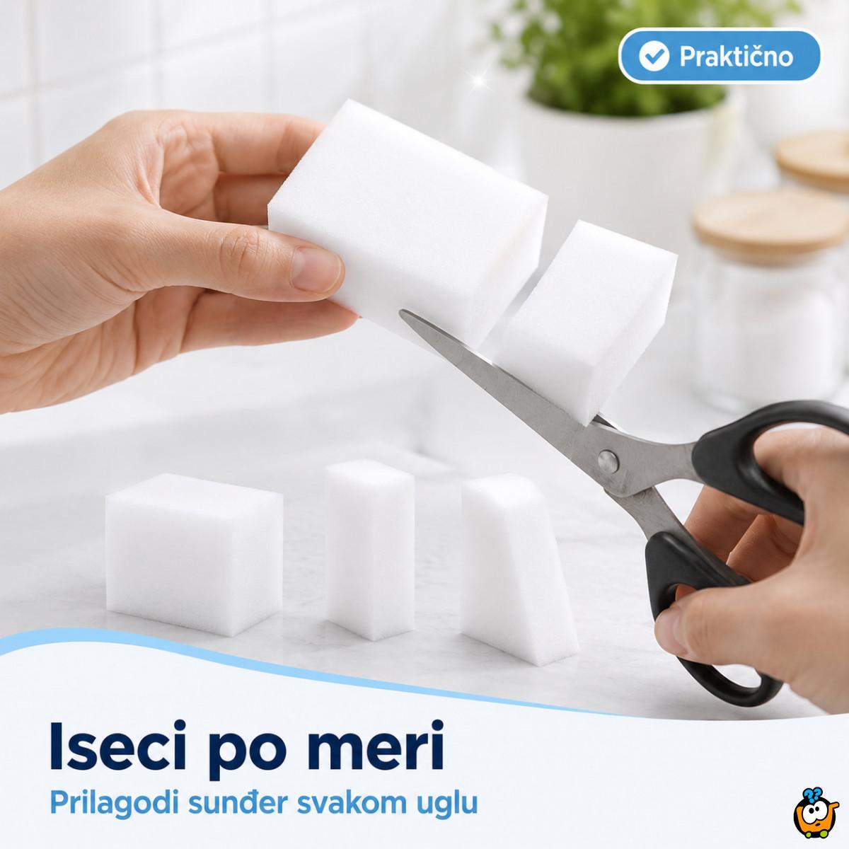 Set 2 magična melaminska sunđera za čišćenje bez hemije