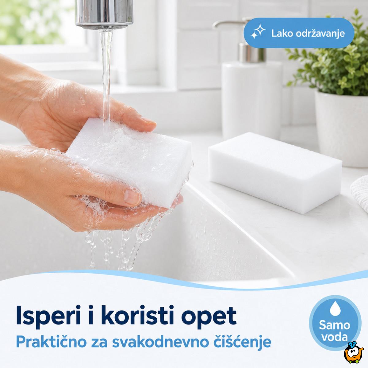 Set 2 magična melaminska sunđera za čišćenje bez hemije