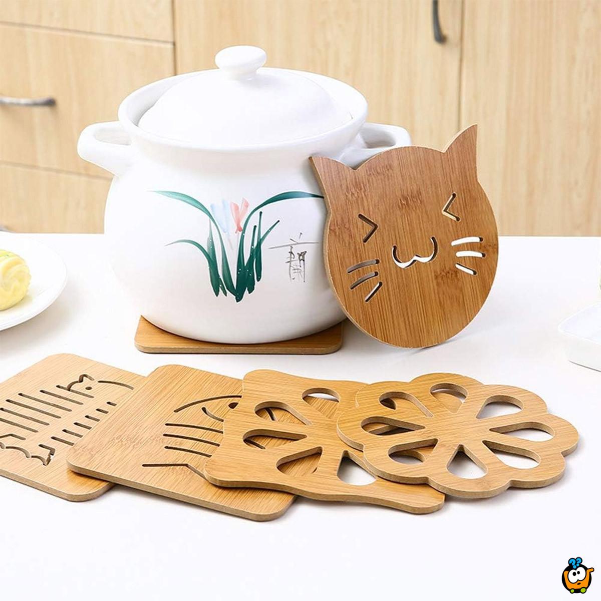 Protecting Wood Cup - Drveni podmetač za šerpe i tiganje