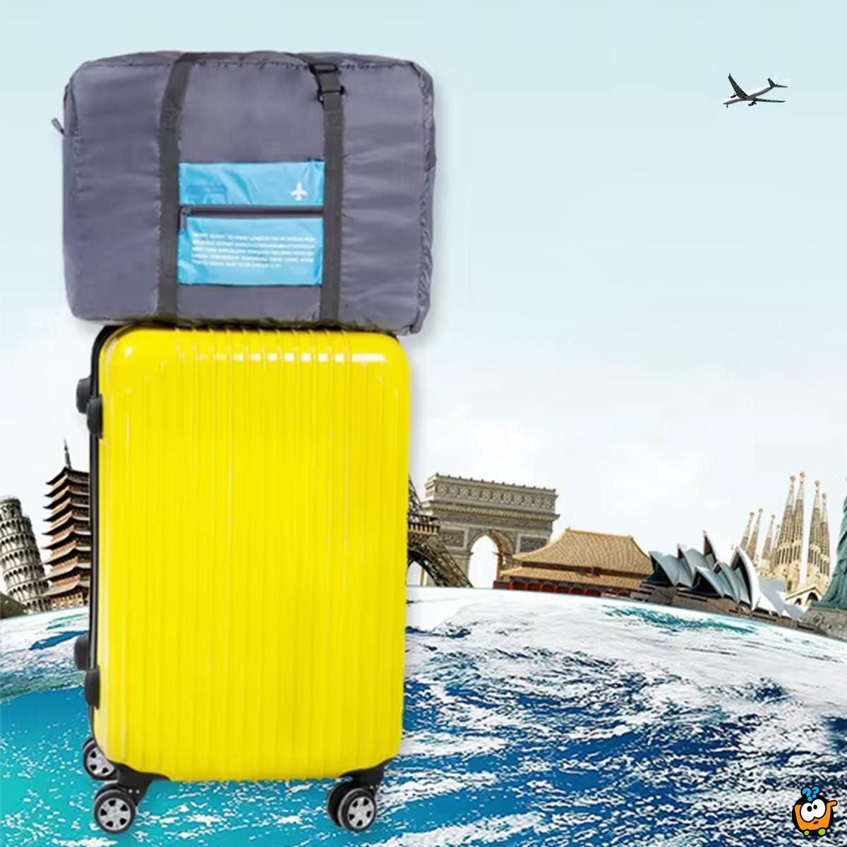Travel bag - Praktična putna torba sa zipom