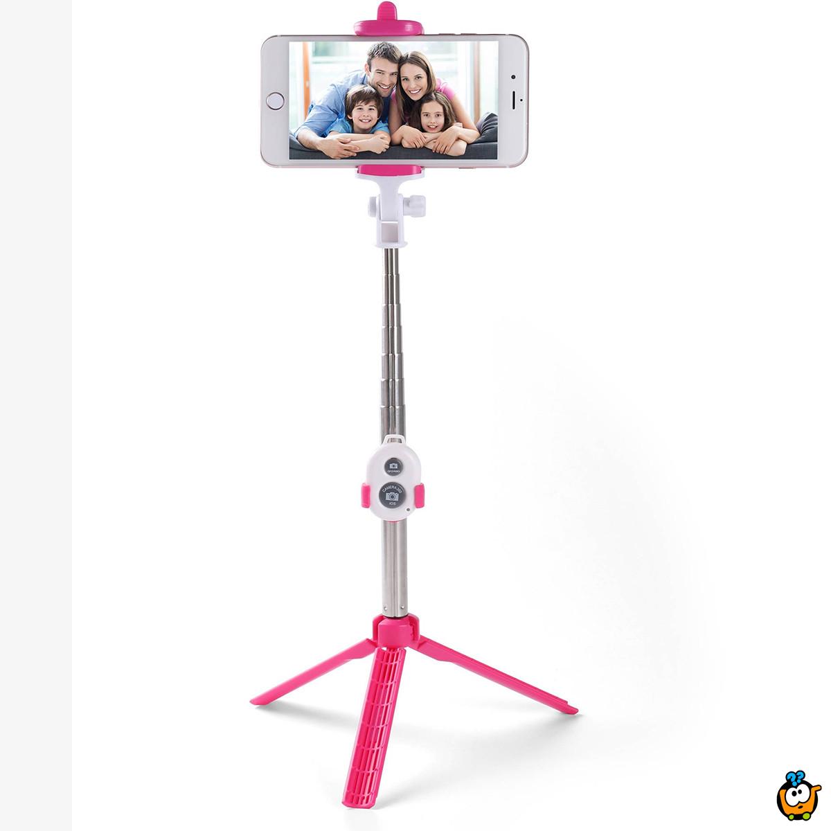 Bluetooth Selfie stick - 3u1 štap za savršeni selfie