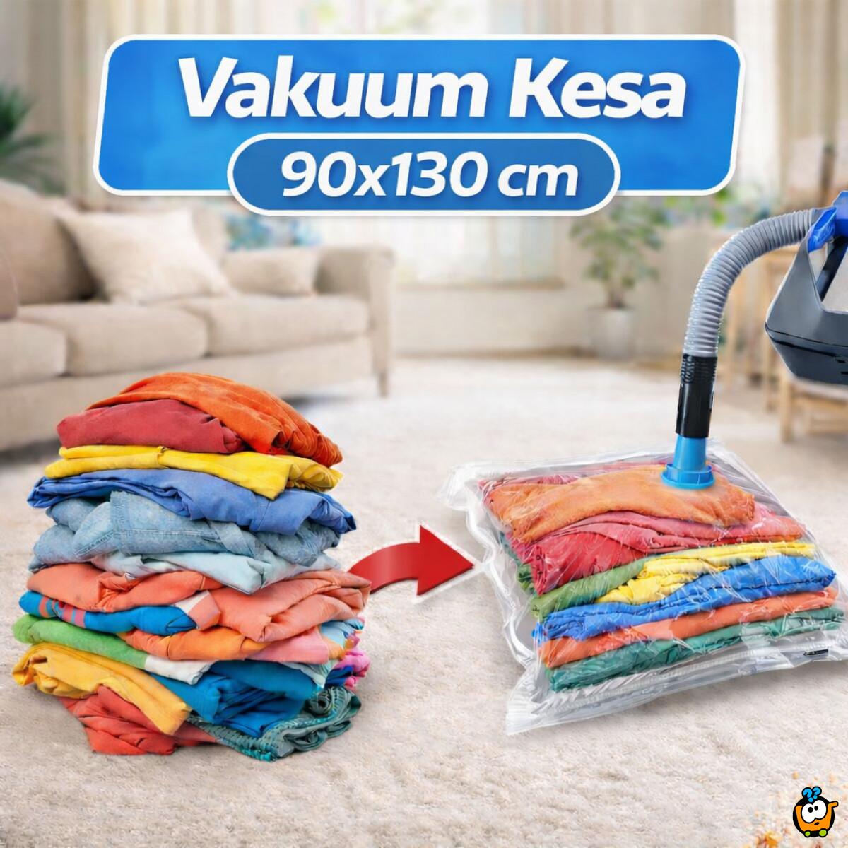 Vakuum kesa za odlaganje odeće 90 x 130 cm