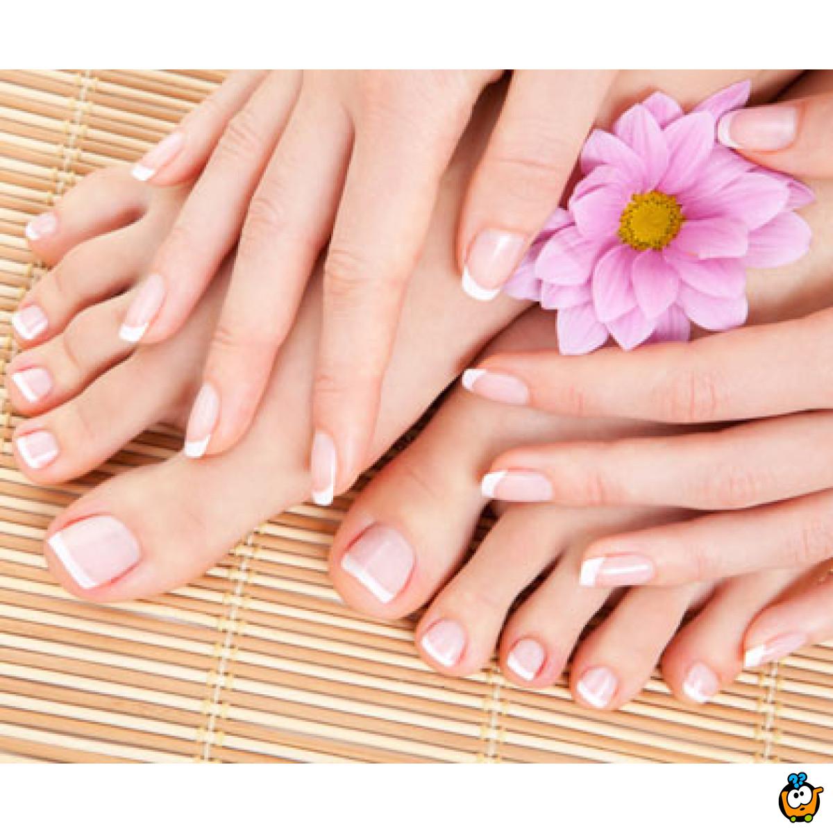 Spa manikir + spa pedikir