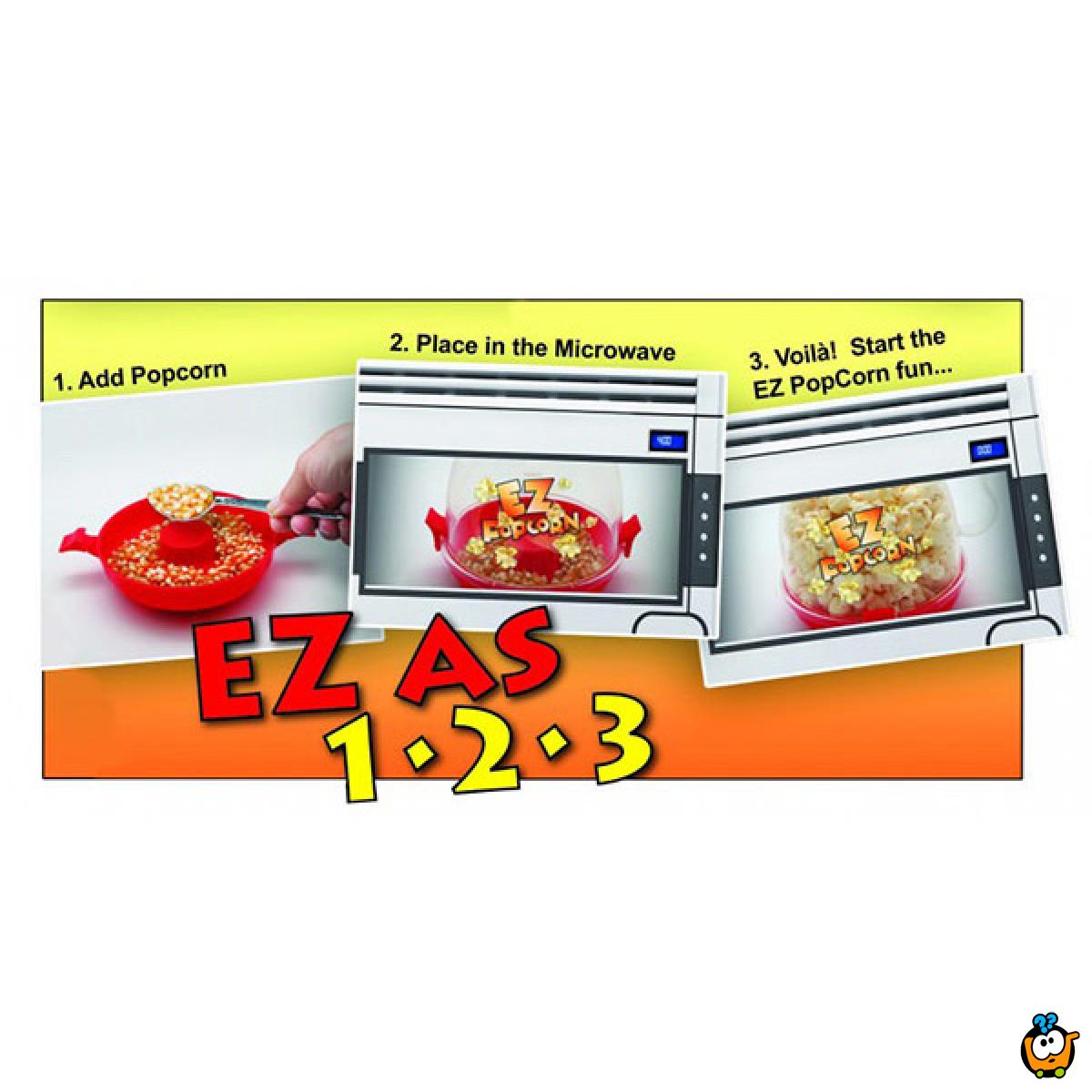 EZ Popcorn Maker - Činija za lako spremanje kokica 