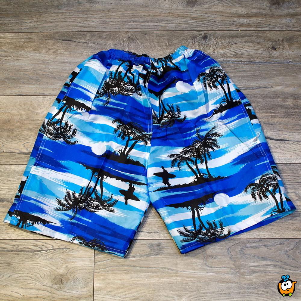 Moderan Muski Sorts Za Kupanje Palm Blue Night Od990052 Pbn Kuda U Kupovinu